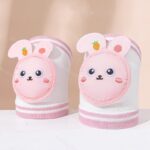 زانوبند کد  130 Baby Kneepad نخی محافظ دار نوزاد طرح حیوانات - Image 2