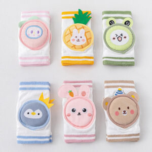 زانوبند کد  130 Baby Kneepad نخی محافظ دار نوزاد طرح حیوانات
