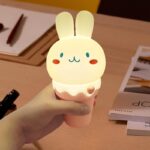 چراغ خواب کودک مدل بستنی خرگوشی دوست‌داشتنی فانتزی - Image 5