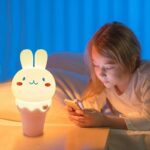 چراغ خواب کودک مدل بستنی خرگوشی دوست‌داشتنی فانتزی - Image 4
