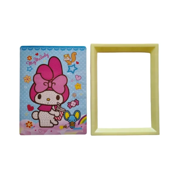 بازی آموزشی ساخت تابلو نقاشی قاب دار الماسی طرح ملودی - Image 2