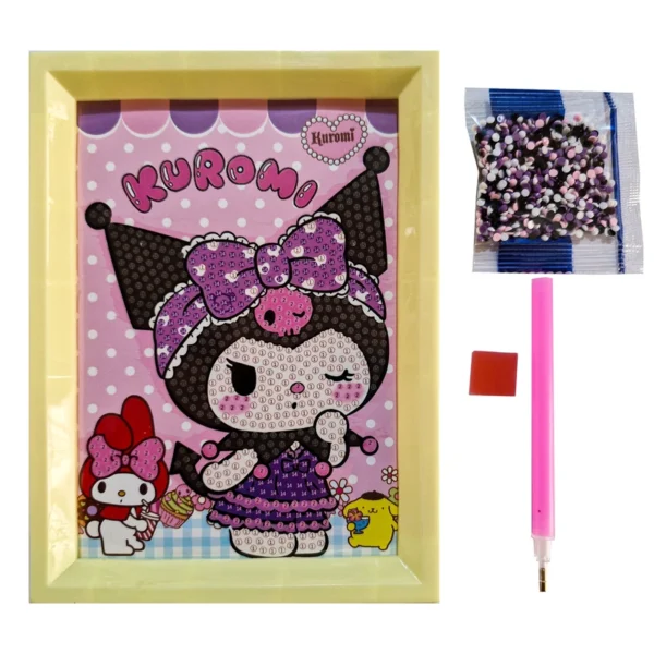 بازی مدل آموزشی ساخت تابلو نقاشی الماسی طرح کرومی قاب دار - Image 2