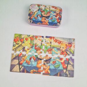 مهمانی در یک جعبه: پازل 60 تکه میز شام