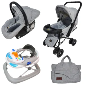 ست کالسکه و کریر مدل تارا به همراه روروئک و ساک لوازم کودک