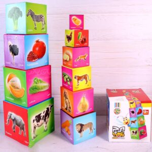 اسباب بازی ایمن برج مکعب هوش 10 عددی