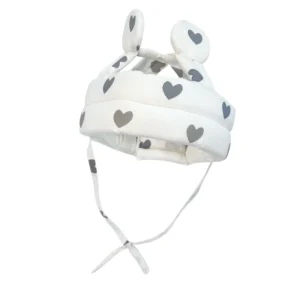 کلاه محافظ سر کودک مدل گوش دار قلبی