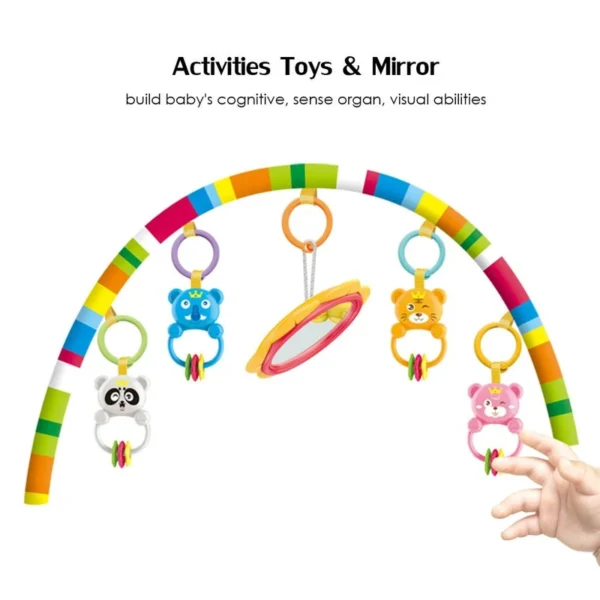 تشک بازی و پلی جیم موزیکال نوزاد Huanger مدل HE0630 - Image 5