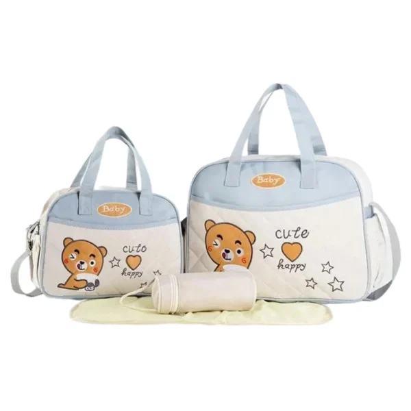 ساک لوازم کودک و نوزاد 4 عددی مدل خرسی - Image 1