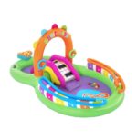 استخر بادی کودک مدل سرسره دار طرح پیانو بست وی 53117