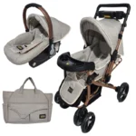 کالسکه و کریر مدل ورسا به‌همراه ساک لوازم –راحتی مادر و کودک