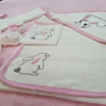ست حوله نوزادی طرح خرگوش 5 تکه - Image 4