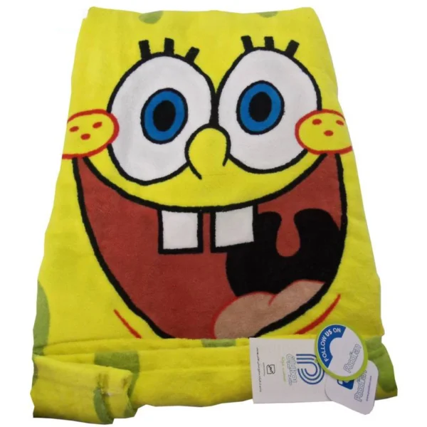 حوله پالتویی کودک طرح باب اسنفجی سایز 70 - Image 2