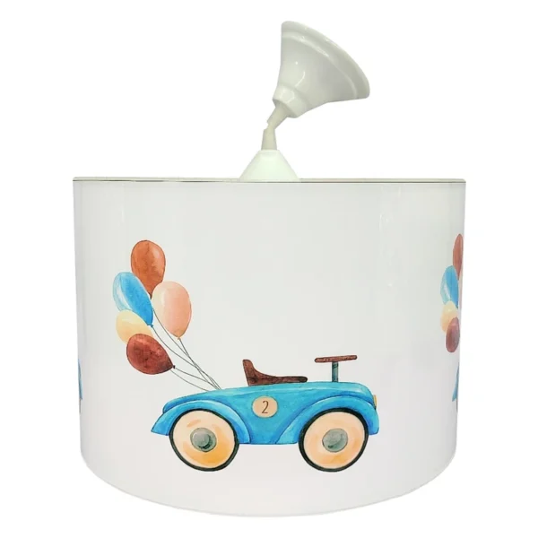 لوستر اتاق کودک مدل ماشین و بادکنک - Image 1