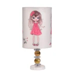 لوستر و آباژور اتاق کودک مدل دختر مجموعه 2 عددی - Image 2