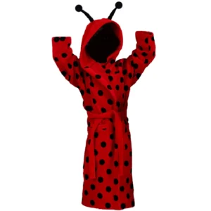 حوله پالتویی مدل کفشدوزک سایز 80 کودک