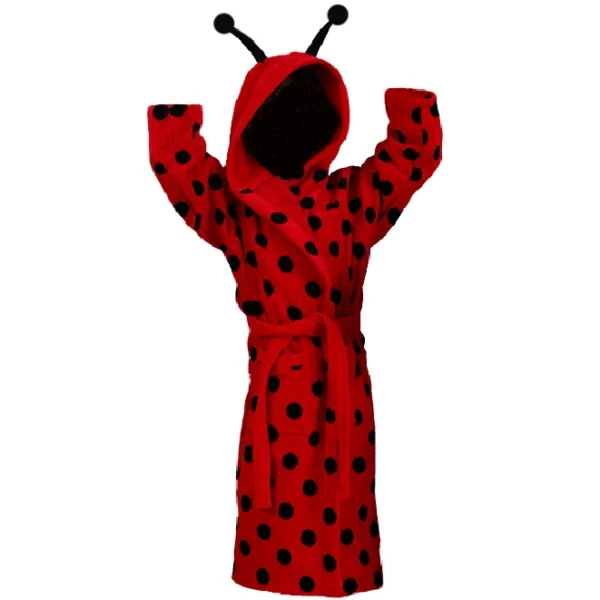 حوله پالتویی مدل کفشدوزک سایز 80 کودک - Image 1