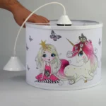 لوستر اتاق کودک طرح پری و تکشاخ - Image 3