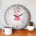 ساعت دیواری کودک طرح پری مدل 1374K - Image 4