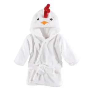 حوله پالتویی کودک طرح خروس سایز 80 سانتی متر