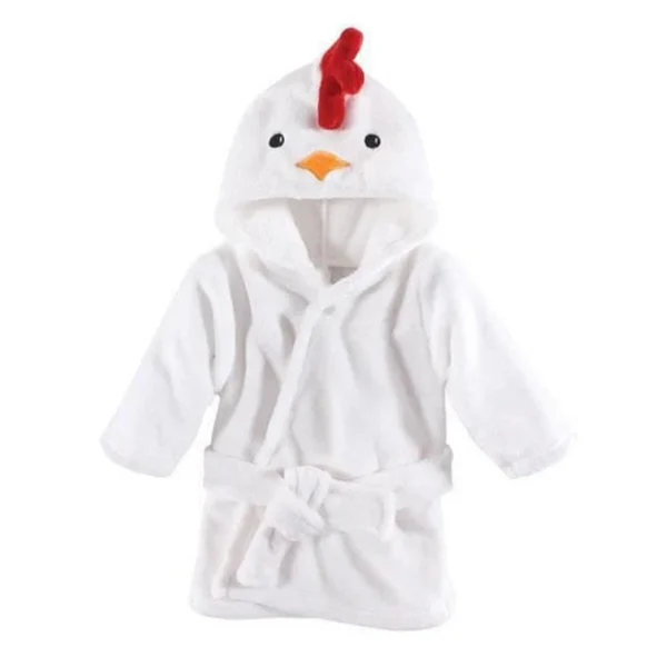 حوله پالتویی کودک طرح خروس سایز 80 سانتی متر - Image 1