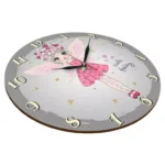 ساعت دیواری کودک طرح پری مدل 1374K - Image 3