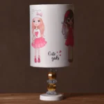 لوستر و آباژور اتاق کودک مدل دختر مجموعه 2 عددی - Image 6