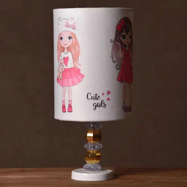 لوستر و آباژور اتاق کودک مدل دختر مجموعه 2 عددی - Image 6