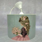 لوستر اتاق کودک مدل دختر و دسته گل - Image 2