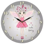 ساعت دیواری کودک طرح پری مدل 1374K - Image 2