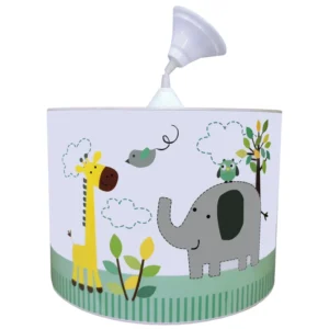 لوستر فانتزی کودکانه طرح فیل و زرافه