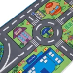 زیرانداز بازی مدل شهر پارچه ای