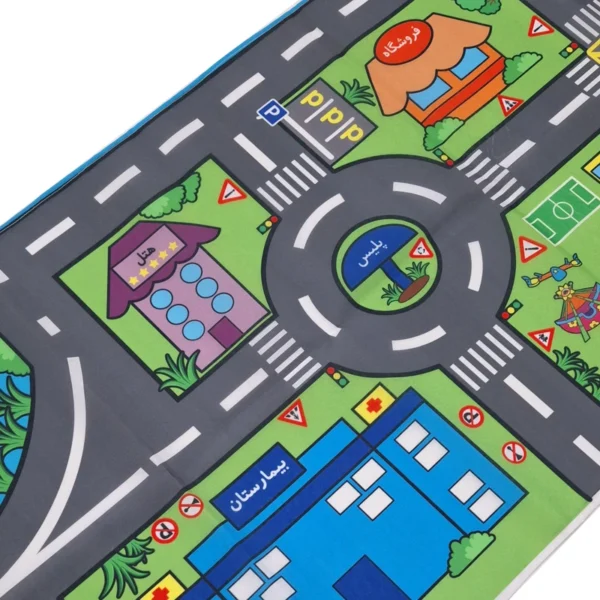 زیرانداز بازی مدل شهر پارچه ای - Image 1