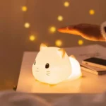 چراغ خواب کودک دارای تایمر طرح بچه گربه - Image 4