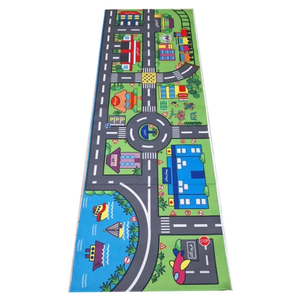 زیرانداز بازی مدل شهر پارچه ای - Image 3