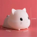 چراغ خواب کودک دارای تایمر طرح بچه گربه - Image 7