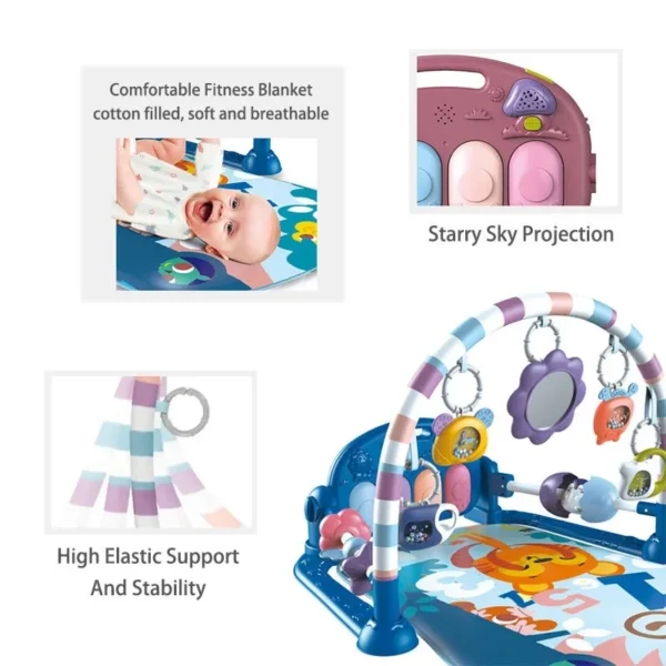 تشک بازی مدل تایگر پیانویی مناسب تا۳۶ ماهگی - Image 6