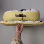 تشک غلت گیر نوزاد ۱۰۰% ارگانیک ترک طرح حیوانات و طوطی - Image 6