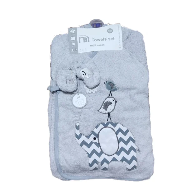 ست حوله 5 تکه نوزادی کیمونو mother care - Image 1