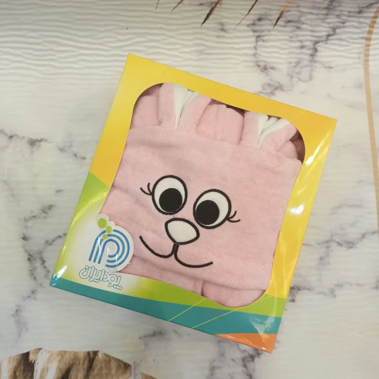 حوله پالتویی کودک سایز 8۰ سانتی‌متر مدل خرگوش - Image 3