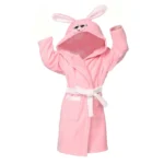 حوله پالتویی کودک سایز 8۰ سانتی‌متر مدل خرگوش