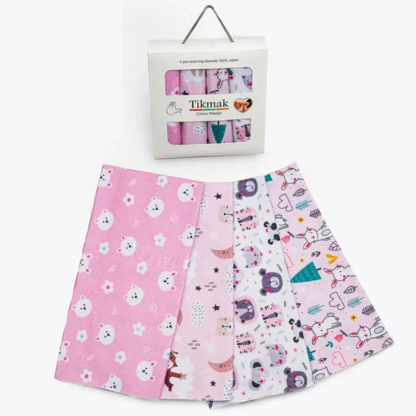 خشک کن نوزاد تیک مک طرح حیوانات 4 عددی - Image 3