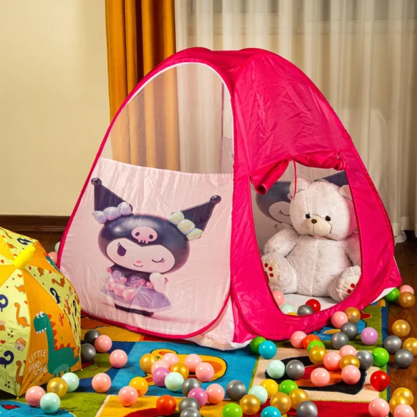 چادر بازی کودک با چاپ با کیفیت طرح کرومی در دو طرف - Image 1