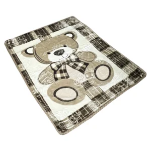 پتو کودک سایز 120x100 سانتی متر مدل خرس