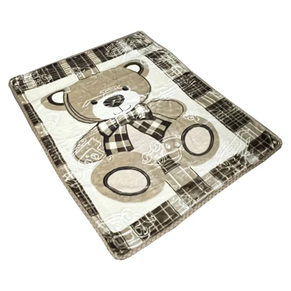 پتو کودک سایز 120x100 سانتی متر مدل خرس - Image 1