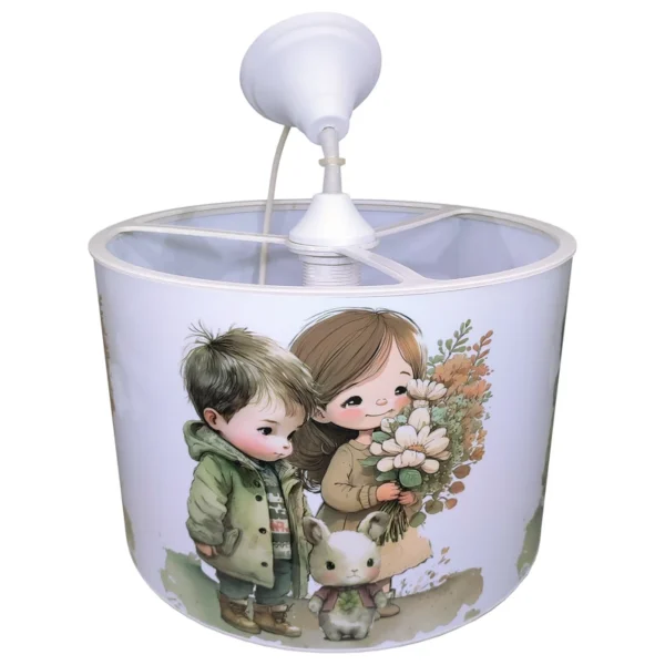 لوستر کودک با لامپ LEDمدل کوچولو و خرگوش - Image 2