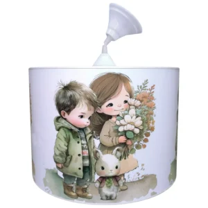 لوستر کودک با لامپ LEDمدل کوچولو و خرگوش