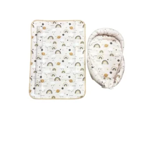 ست کامل و کاربردی آغوشی نوزاد طرح رنگین کمان