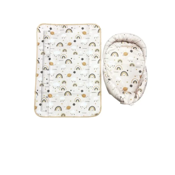 ست کامل و کاربردی آغوشی نوزاد طرح رنگین کمان - Image 1