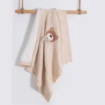 پتو بافت نوزاد مدل تدی سایز 90*90 سانتی متر - Image 2