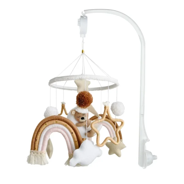 آویز موزیکال تخت کودک طرح ستاره - Image 1